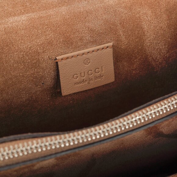 Gucci Dionysus Beige Ebony GG Supreme Monogram Limited Edition Bee Bag - Picture 14 of 15